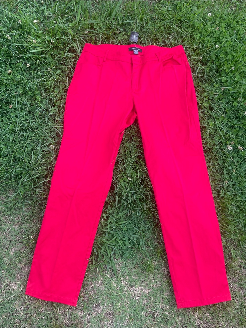 Women’s Red Dress Pants - Slim Fit